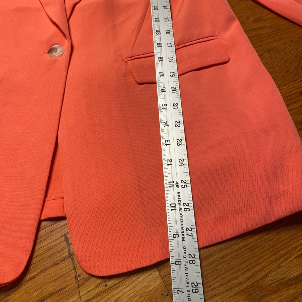 Lush Coral Single Button Blazer - size l - Picture 8 of 10